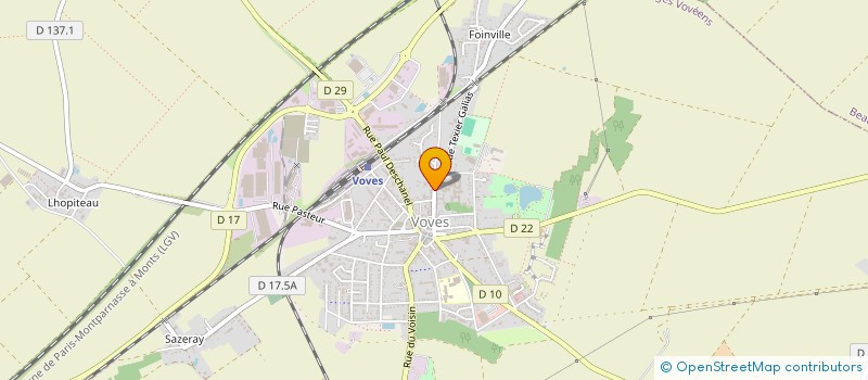 localisation de l'entreprise LEVASSOR-PERRIN à LES VILLAGES VOVEENS