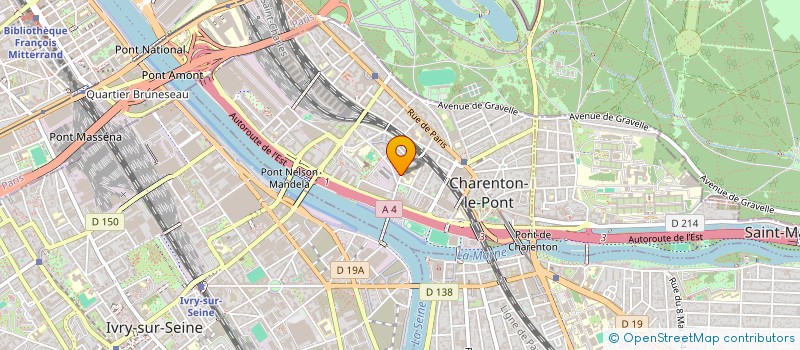 localisation de l'entreprise LEVBAT à CHARENTON-LE-PONT