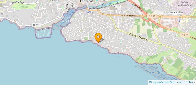 localisation de l'entreprise LEVBAU OCEAN  PORNIC