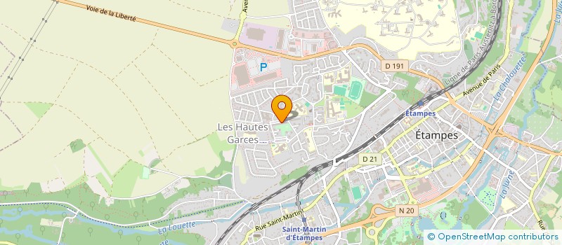 localisation de l'entreprise LEVE OU à ETAMPES