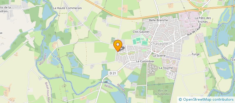 localisation de l'entreprise LEVE TOI ET MARCHE  CHAVAGNE