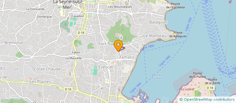 localisation de l'entreprise LEVEABLE à LA SEYNE-SUR-MER