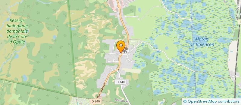 localisation de l'entreprise LEVEAU-ALMEIDA  MERLIMONT