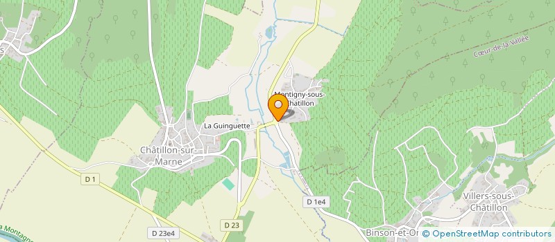 localisation de l'entreprise LEVEAU IMMO  CHATILLON-SUR-MARNE