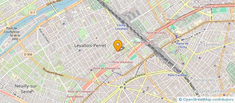 localisation de l'entreprise LEVEIFFEL à LEVALLOIS-PERRET