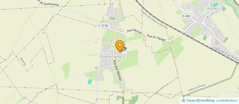 localisation de l'entreprise LEVEL 0  QUERENAING