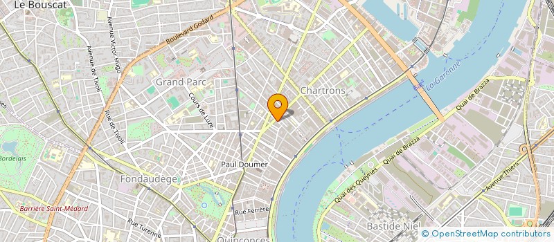 localisation de l'entreprise LEVEL 1  BORDEAUX