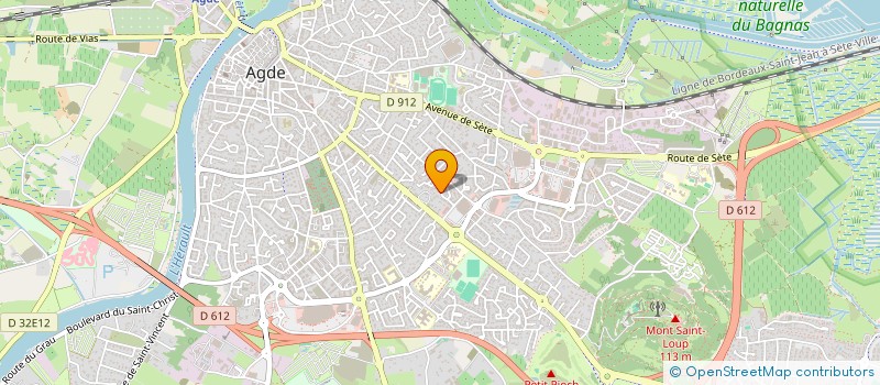 localisation de l'entreprise LEVEL  AGDE