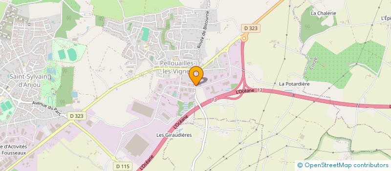 localisation de l'entreprise LEVEL AGENCEMENT  RIVES-DU-LOIR-EN-ANJOU