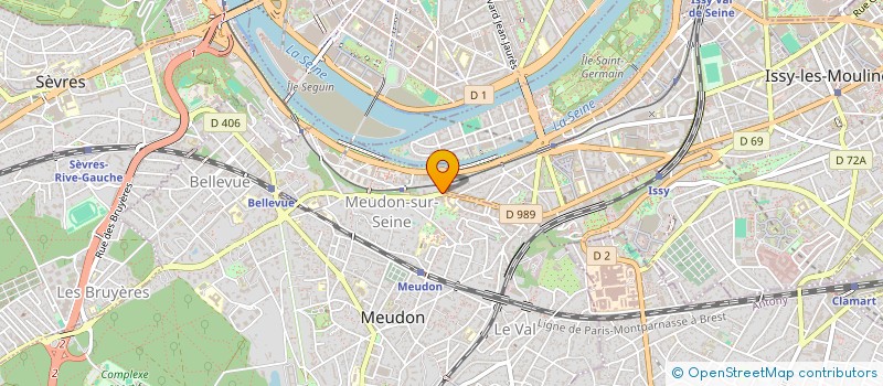 localisation de l'entreprise LEVEL CONSTRUCTIONS à MEUDON