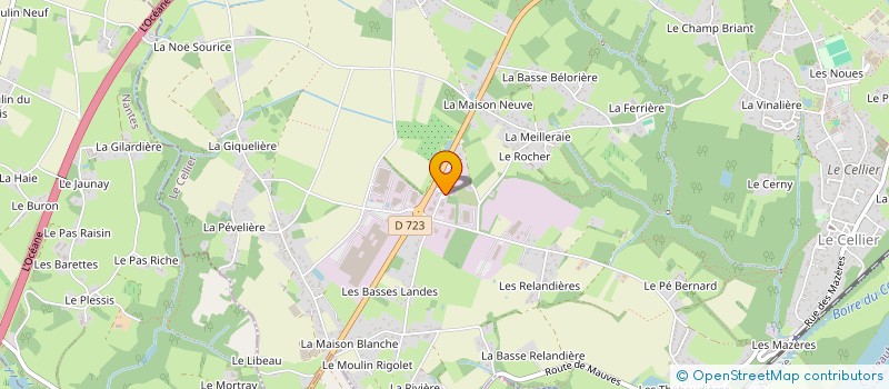 localisation de l'entreprise LEVEL CONTROLE TECHNIQUE  LE CELLIER