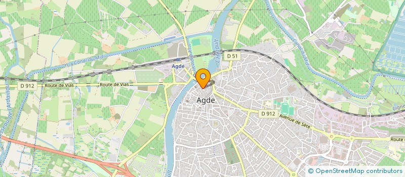 localisation de l'entreprise LEVEL ONE ESPORT (L1)  AGDE