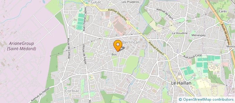 localisation de l'entreprise LEVEL UP 3.0 à SAINT-MEDARD-EN-JALLES