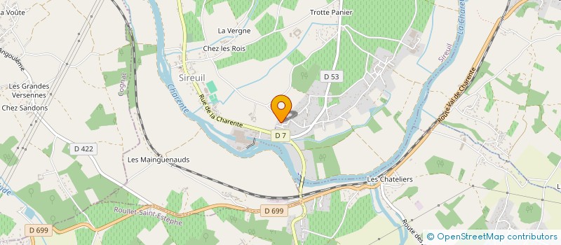 localisation de l'entreprise LEVEL UP à SIREUIL