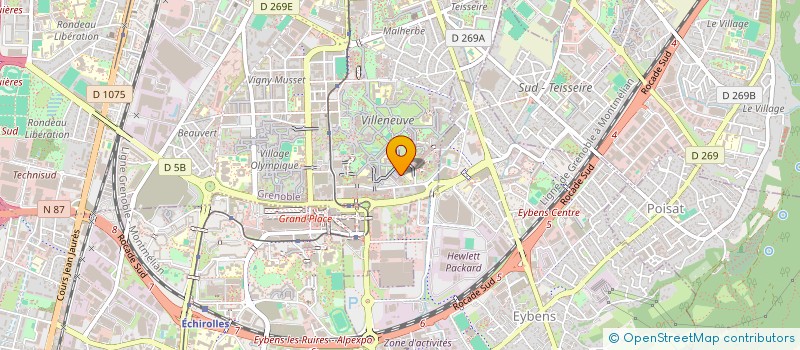 localisation de l'entreprise LEVEL'UP à GRENOBLE