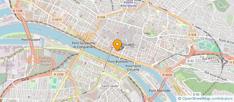 localisation de l'entreprise LEVEL UP à ROUEN