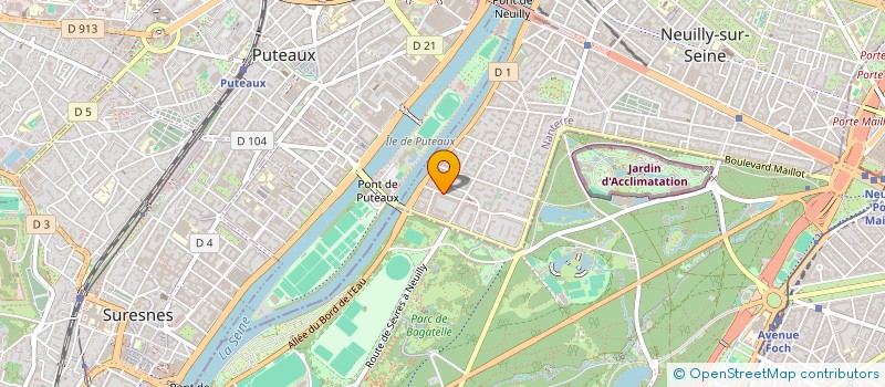 localisation de l'entreprise LEVEL UP  NEUILLY-SUR-SEINE