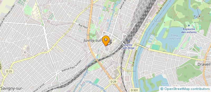 localisation de l'entreprise LEVEL UP  JUVISY-SUR-ORGE