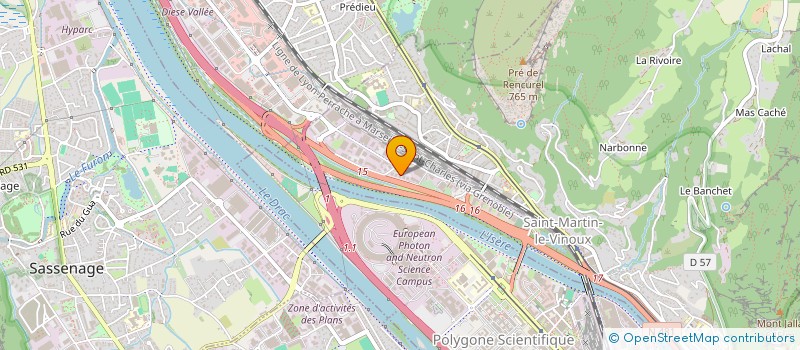 localisation de l'entreprise LEVEL UP CARS  SAINT-MARTIN-LE-VINOUX