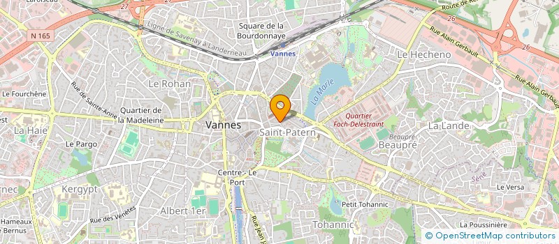 localisation de l'entreprise LEVEL UP CONSEIL à VANNES