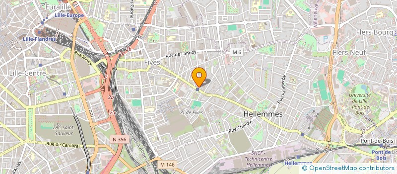 localisation de l'entreprise LEVEL UP PERFORMANCE  LILLE