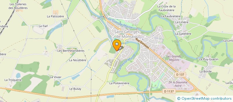 localisation de l'entreprise LEVELAPP à MONTAIGU-VENDEE