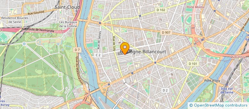 localisation de l'entreprise LEVELS PRODUCTIONS  BOULOGNE-BILLANCOURT