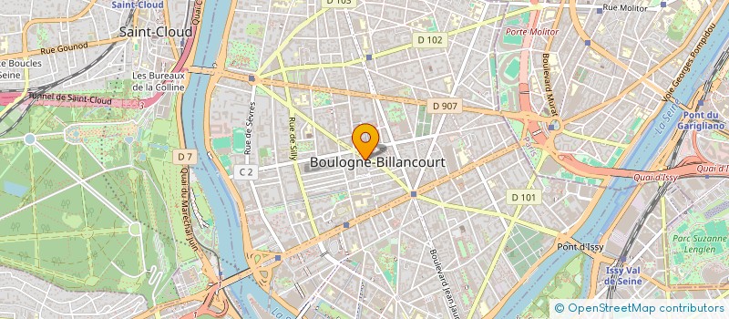localisation de l'entreprise LEVELUP à BOULOGNE-BILLANCOURT