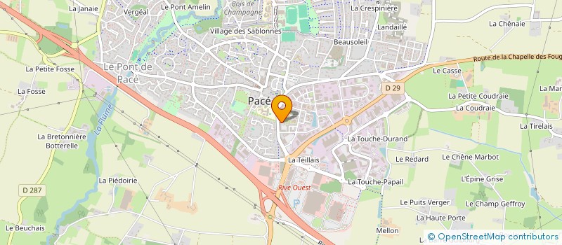 localisation de l'entreprise LEVENE EXPERTISE COMPTABLE AUDIT  PACE