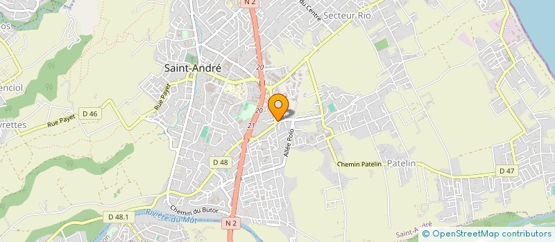 localisation de l'entreprise LEVENEUR à SAINT-ANDRE