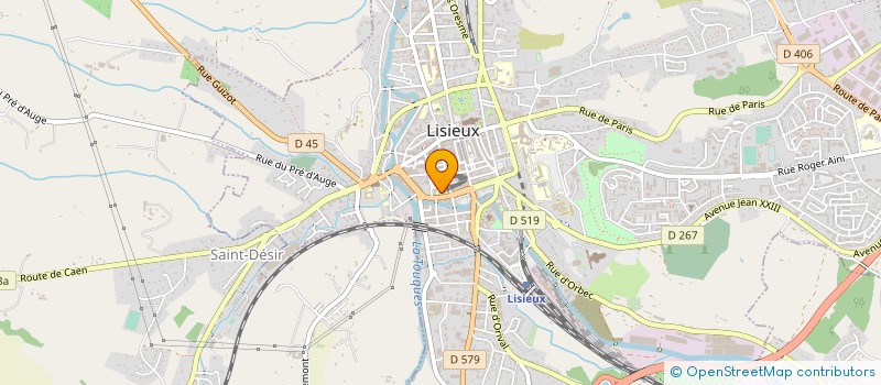 localisation de l'entreprise LEVENEUR BERNARD à LISIEUX