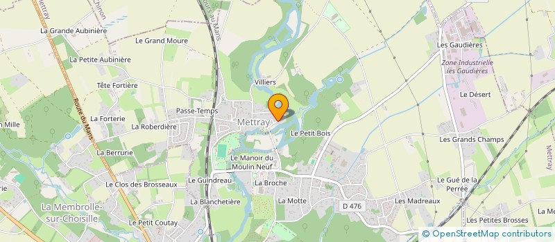 localisation de l'entreprise LEVENEZ  CERELLES