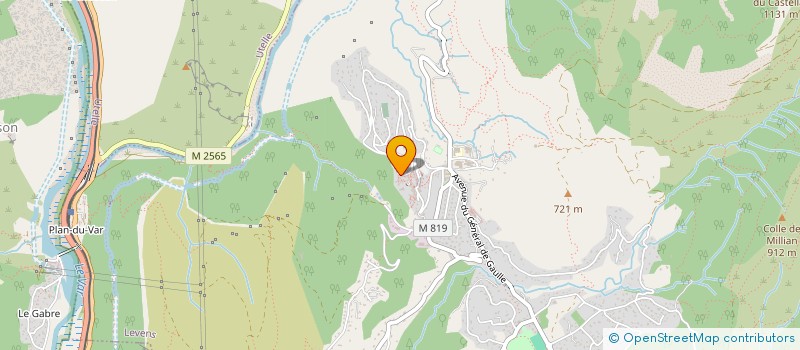 localisation de l'entreprise LEVENS BAT  LEVENS