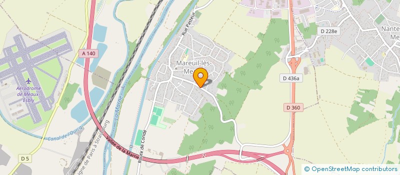 localisation de l'entreprise LEVEQUE à MAREUIL-LES-MEAUX
