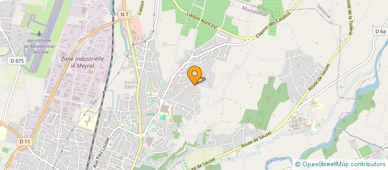 localisation de l'entreprise LEVEQUE à MONTELIMAR