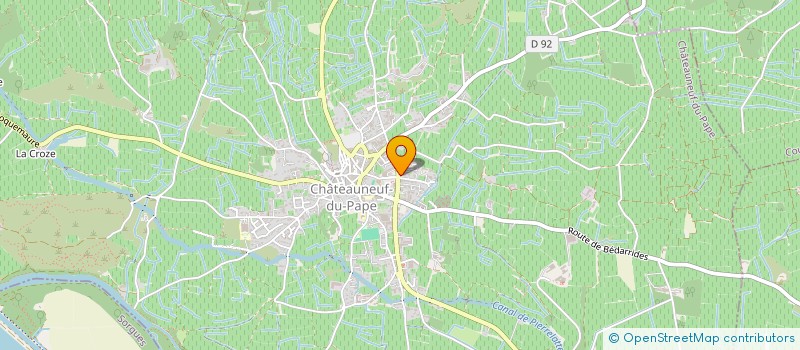 localisation de l'entreprise LEVEQUE  CHATEAUNEUF-DU-PAPE