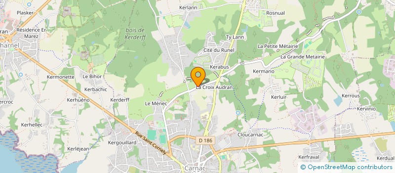 localisation de l'entreprise LEVEQUE - BARDOU INDIVISION  CARNAC