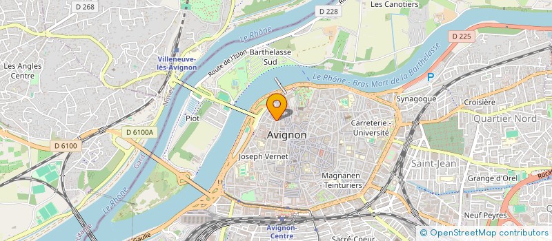 localisation de l'entreprise LEVEQUE D ET POULET JP à AVIGNON