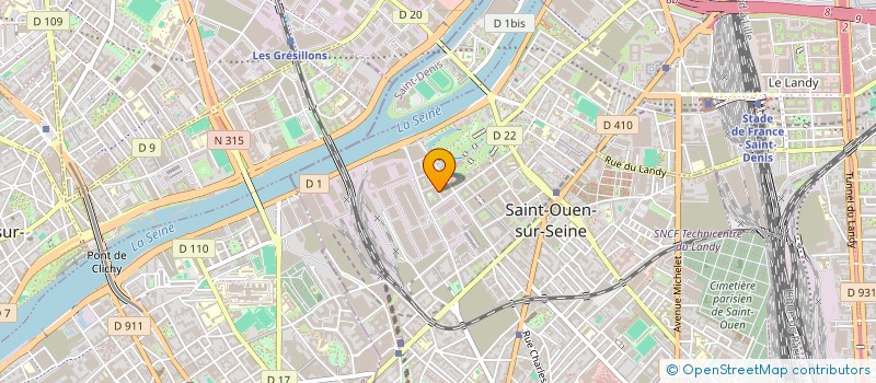 localisation de l'entreprise LEVEQUE DE VILMORIN VICTOR & BOUQUART PAULINE à SAINT-OUEN-SUR-SEINE