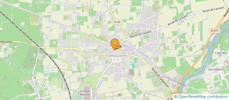 localisation de l'entreprise LEVEQUE ET BARTHEE  JONQUIERES