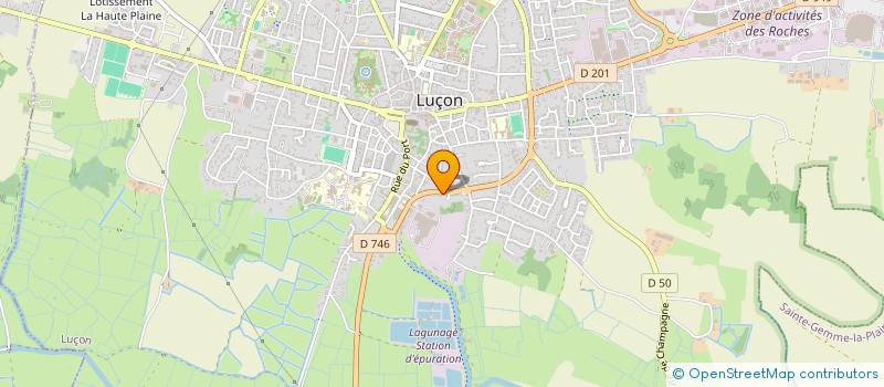 localisation de l'entreprise LEVEQUE INVEST à LUCON