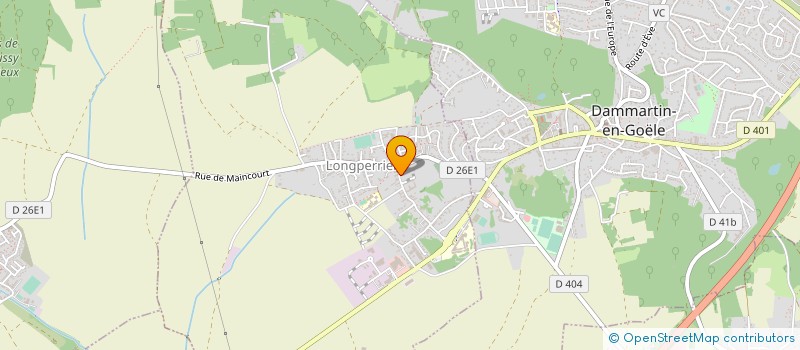 localisation de l'entreprise LEVEQUE LEGORE  LONGPERRIER