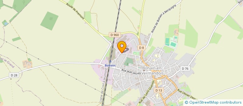 localisation de l'entreprise LEVEQUE PATRIMOINE à BOHAIN-EN-VERMANDOIS