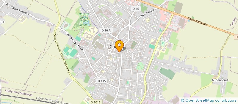 localisation de l'entreprise LEVEQUE PERE ET FILS  CAUDRY