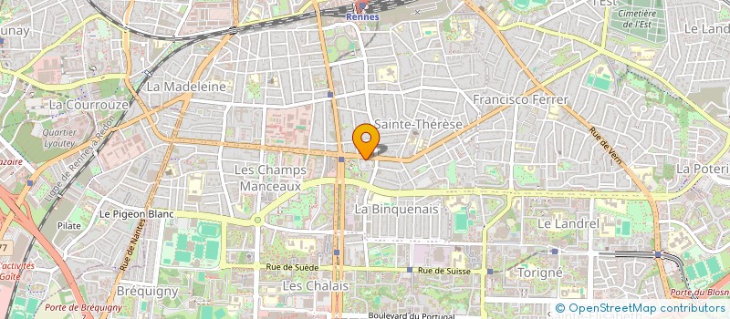 localisation de l'entreprise LEVEQUE-RENOUARD  RENNES