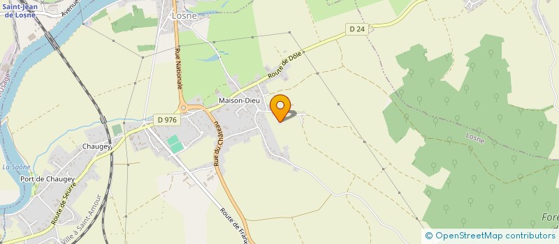 localisation de l'entreprise LEVEQUE RICHARD  LOSNE