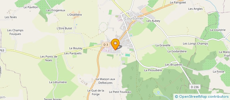 localisation de l'entreprise LEVEQUE SEBASTIEN à COURTOMER