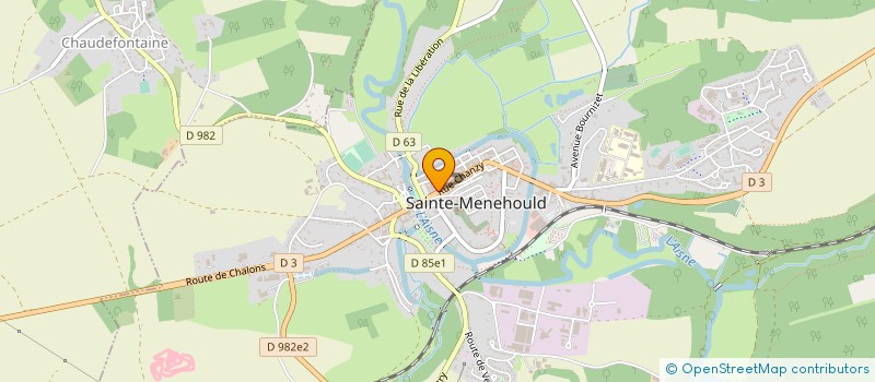 localisation de l'entreprise LEVEQUE THIERRY  SAINTE-MENEHOULD