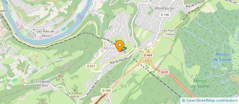 localisation de l'entreprise LEVER DE RIDEAU  MORRE