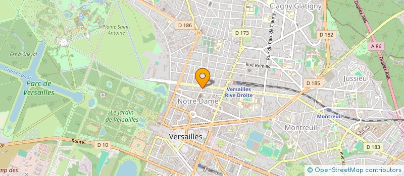 localisation de l'entreprise LEVEREDGE PARTNERS à VERSAILLES